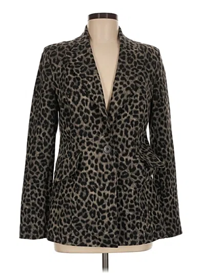 Pre-owned Cabi Blazer Jacket In Brown