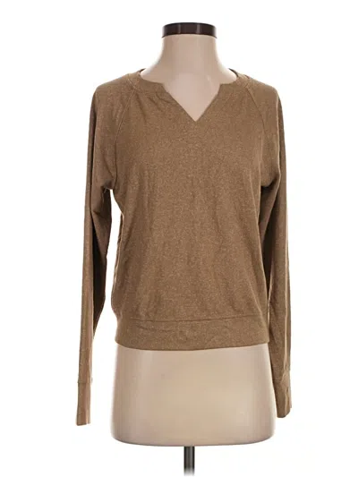 Pre-owned Cabi Pullover Sweater In Tan