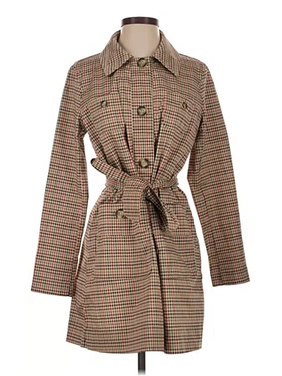 Pre-owned Cabi Trenchcoat In Brown