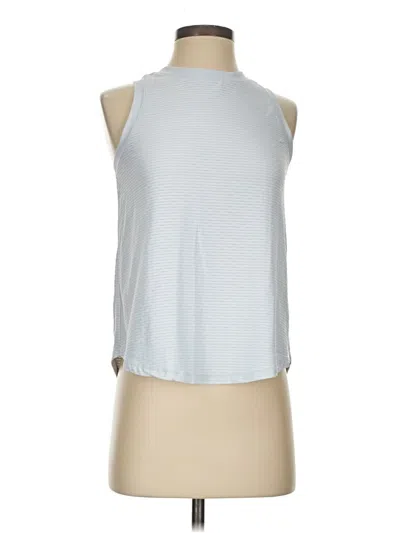 Pre-owned Calia Tank Top Silver Halter Neckline Tops
