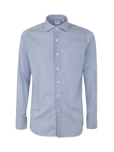 Caliban Striped Shirt In Multicolor