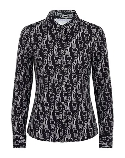 Caliban Woman Shirt Black Size 2 Polyamide, Elastane