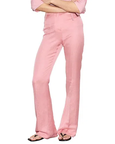 Câllas Callas Danae Slim Fit Linen-blend Trouser In Pink