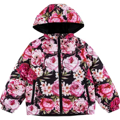 Calonie Kids' Blake Puffer Jacket In Multi