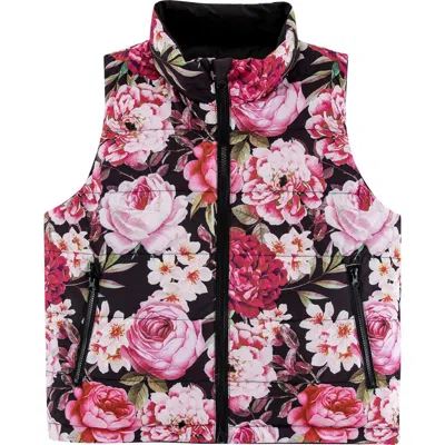 Calonie Kids' Casey Puffer Vest In Multi