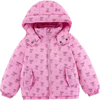 Calonie Kids' Charlie Puffer Coat In Multi