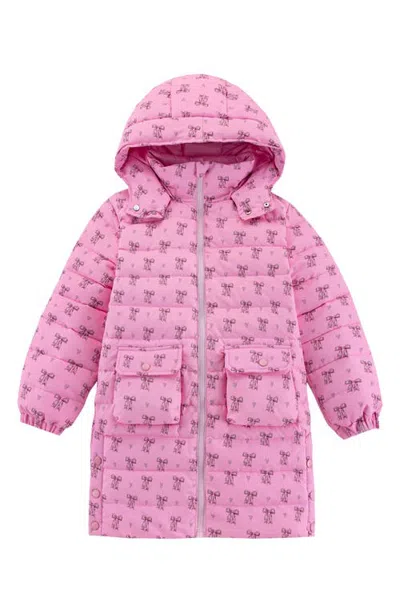 Calonie Kids' Logan Puffer Coat In Multi