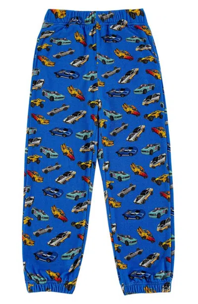 Calonie Kids' Soft Fleece Joggers In Blue