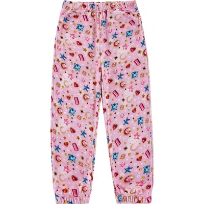 Calonie Kids' Soft Fleece Joggers In Multi