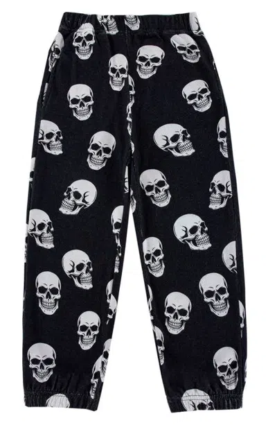 Calonie Kids' Soft Fleece Joggers In Black