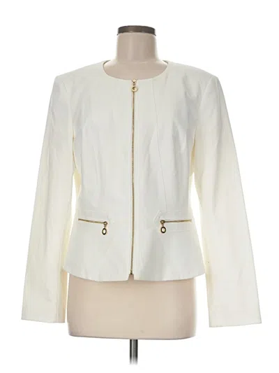 Pre-owned Calvin Klein Jacket In Ivory