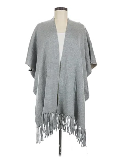 Pre-owned Calvin Klein Poncho In Gray