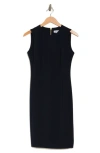 Calvin Klein Sleeveless Sheath Dress In Indigo