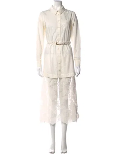 Pre-owned Cami Nyc Long Dress In Neutrals