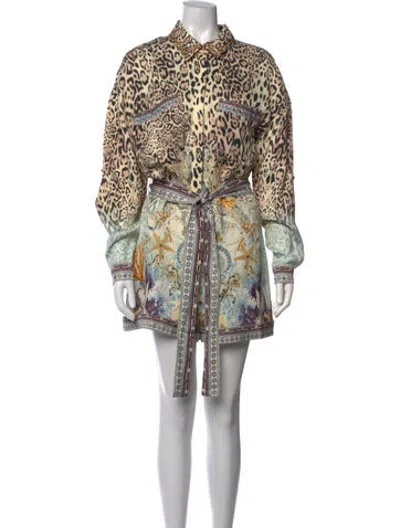 Pre-owned Camilla Animal Print Jumpsuit In Multicolor