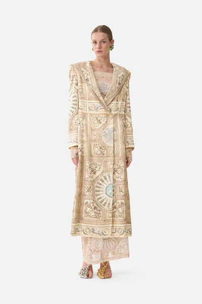 Camilla Long Coat With Hood A Beloved Boudoir In Multi