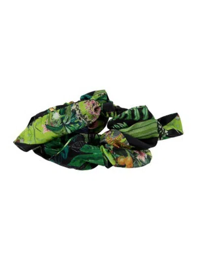 Pre-owned Camilla Silk Multicolored Scrunchie W/tags In Black