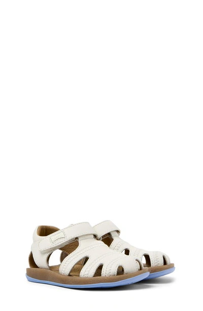 Camper Kids' Bicho Fisherman Sandal In White Natural