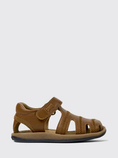 Camper Kids'  Bicho Leather Sandals In Brown