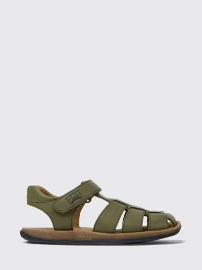 Camper Kids'  Bicho Leather Sandals In Green