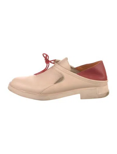 Pre-owned Camper Leather Flats In Neutrals
