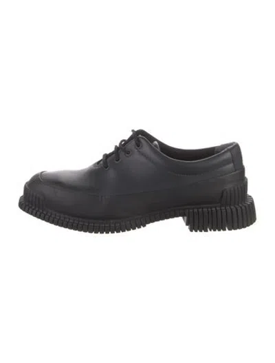 Pre-owned Camper Leather Oxfords In Black