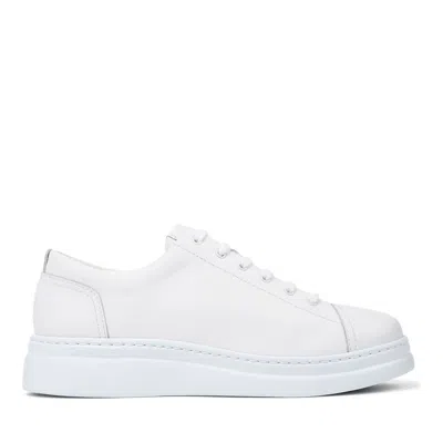Camper Runu White Minimalist Leather Sneakers