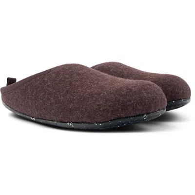 Camper Slippers For Women In Burgundy
