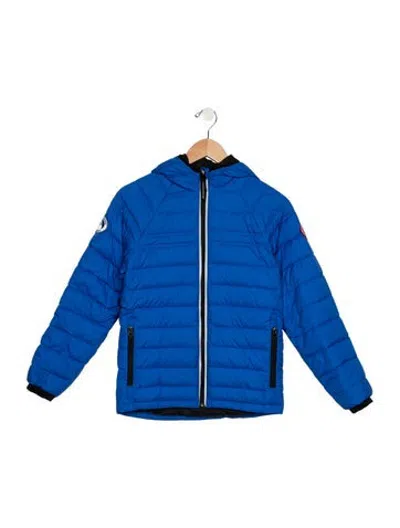 Pre-owned Canada Goose Kids' Boys' Puffer Jacket In Blue