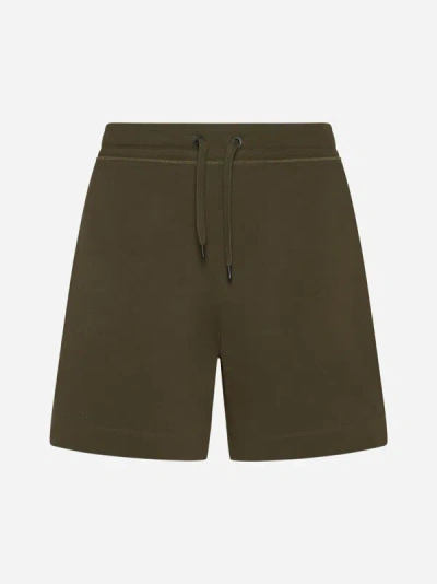 Canada Goose Huron Cotton Shorts In Military Green