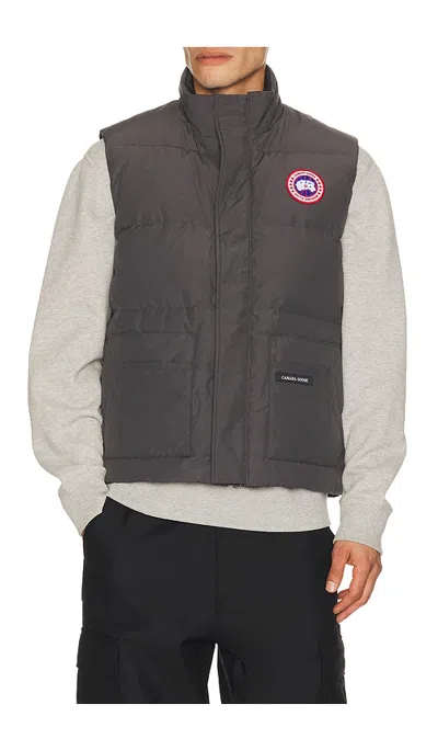Canada Goose Legacy Freestyle Vest In Anchor Grey