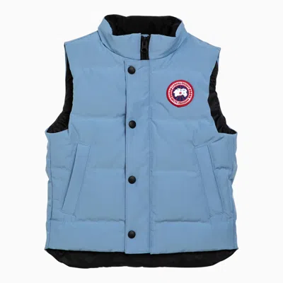 Canada Goose Vanier Light Blue Padded Waistcoat In Pink