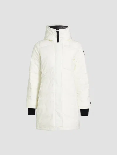Canada Goose Women's Loretta Black Label Down Parka In North Star White