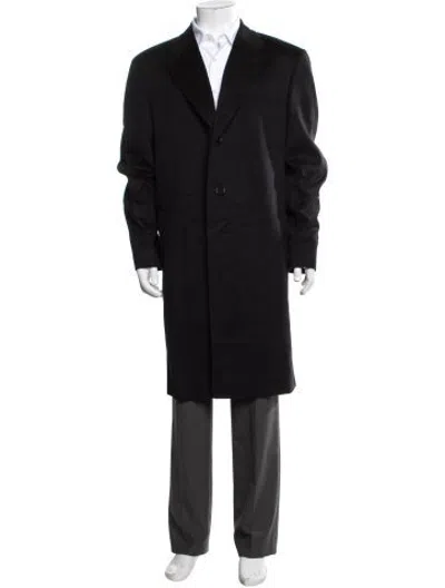 Pre-owned Canali Coat In Black