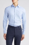 Canali Impeccabile Regular Fit Fancy Dress Shirt In Light Blue