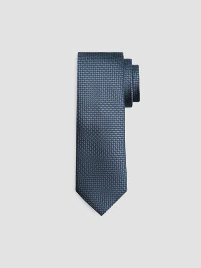 Canali Men's Geometric Tonal Silk Neat Tie In Blue