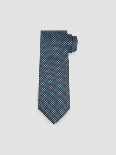 Canali Men's Neat Silk Tie In Blue