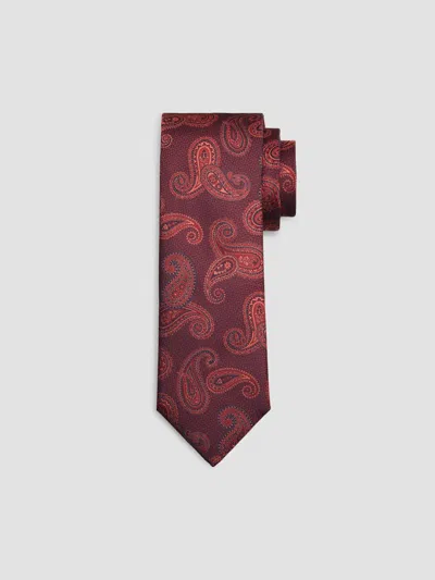 Canali Men's Paisley Silk Tie In Red