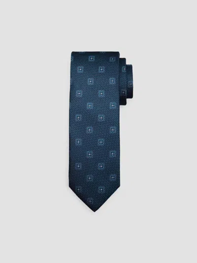 Canali Men's Spaced Medallion Silk Tie In Blue