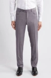 Canali Milano Trim Fit Five Pocket Wool Dress Pants In Purple