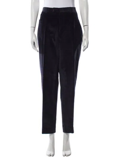 Pre-owned Canali Straight Leg Pants In Blue