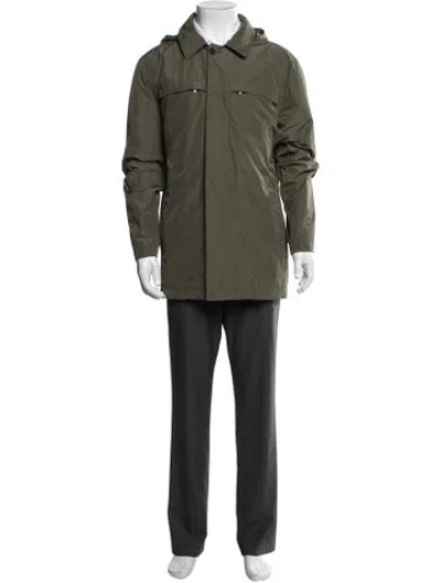 Pre-owned Canali Utility Jacket In Green