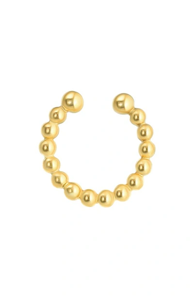 Candela Jewelry 14k Gold Beaded Ear Cuff