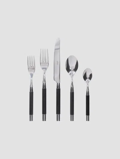 Capdeco Conty 5-piece Flatware Set In Black