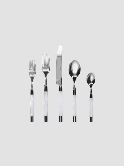 Capdeco Conty 5-piece Flatware Set In White