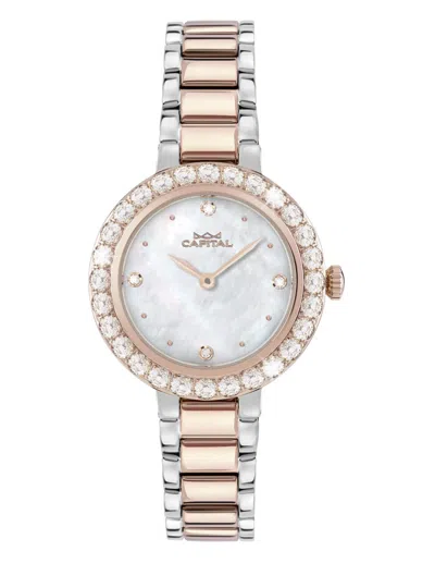 Capital Donna Watch  Ax8143-ui 30 Mm In Gold