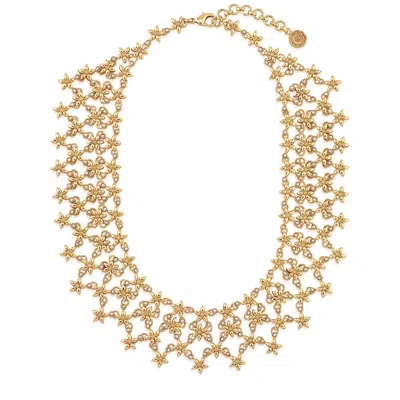 Capucine De Wulf Women's Jasmine Cascade Necklace In Pearl White