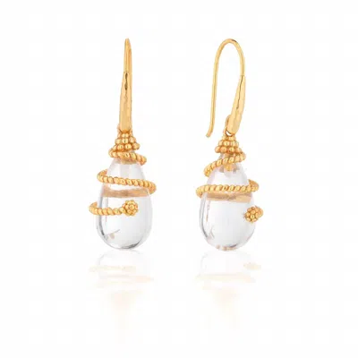 Capucine De Wulf Women's Lily Drop Earrings In Clear Quartz In Multi