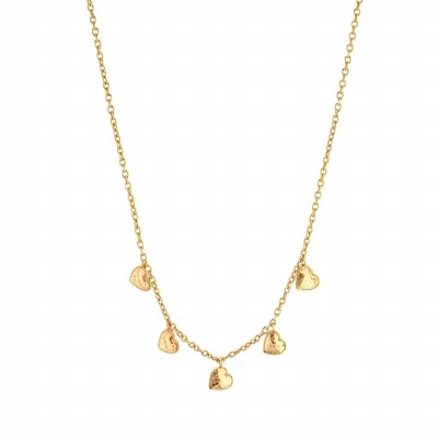 Capucine De Wulf Women's Love Heart Multi-station Necklace In Gold