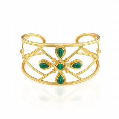 Capucine De Wulf Women's Monique Gem Cuff In Malachite In Multi